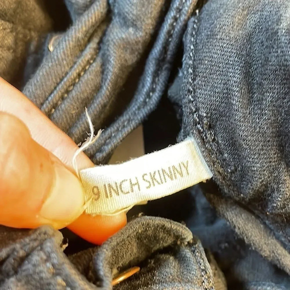 RAG and Bone Nine Inch Skinny woman’s black jeans - Picture 13 of 15